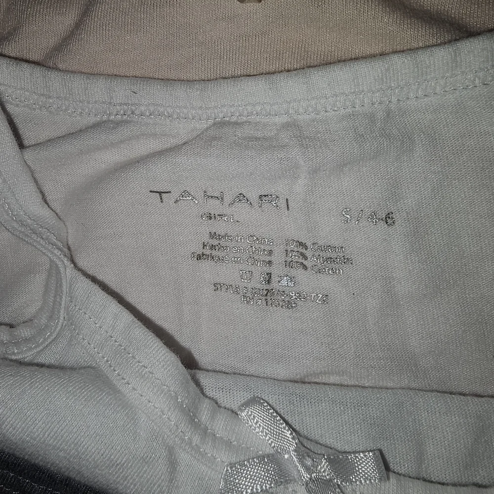 Tahari Chemises & Slips Set - Gray, White, Soft Pink